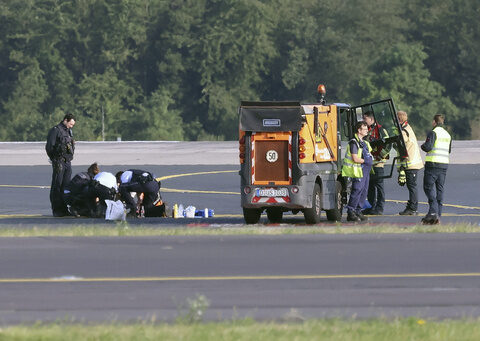 Climate activists block runways at 2 German airports, causing numerous flight cancelations