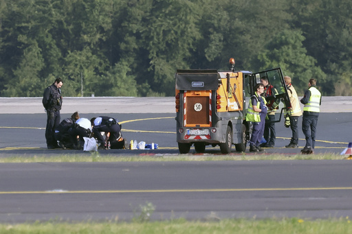 Climate activists block runways at 2 German airports, causing numerous flight cancelations