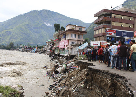 Record monsoon rains have killed more than 100 people in northern India this week