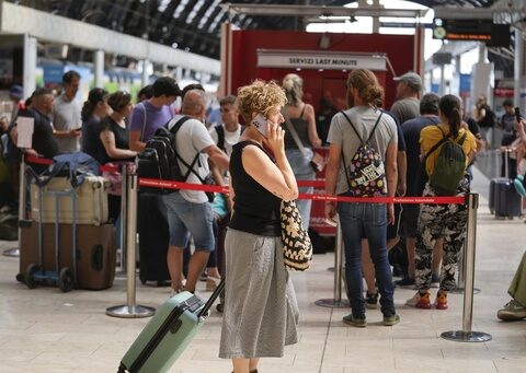 Italy rail strike strands commuters and tourists in sweltering weather at height of tourism season