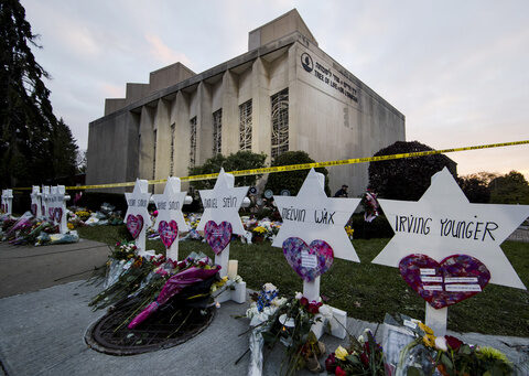 The gunman who killed 11 people in a Pittsburgh synagogue is found eligible for the death penalty