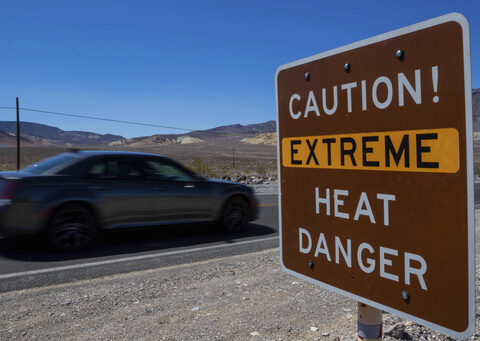 Death Valley visitors drawn to the hottest spot on Earth during ongoing US heat wave