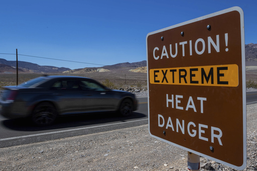 Death Valley visitors drawn to the hottest spot on Earth during ongoing US heat wave