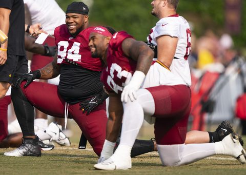 Commanders' defense starts inside with defensive tackles Jonathan Allen and Daron Payne