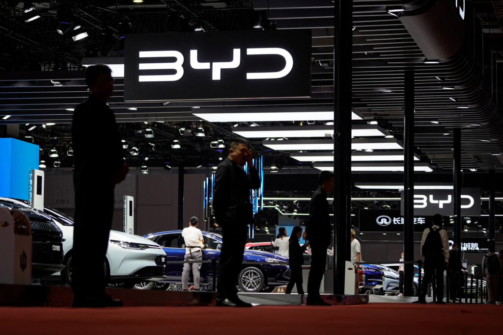 China's BYD H1 profit triples as deliveries break record