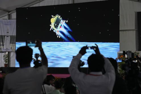 India's Chandrayaan-3 landed on the south pole of the Moon − a space policy expert explains what this means for India and the global race to the Moon