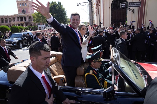 New Paraguay president stresses South American country's ties with Taiwan at swearing-in ceremony