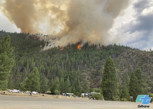 Evacuations ordered after winds whip Northern California wildfire near site of 2022 deadly blaze