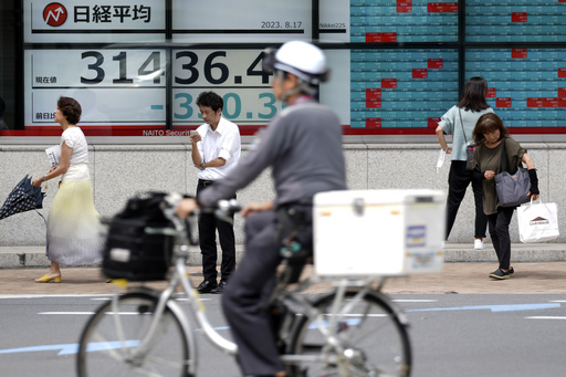 Stock market today: Asia follows Wall Street lower after Fed's notes dent hopes of rate hikes ending