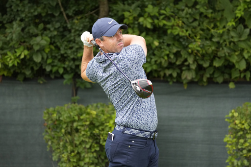 McIlroy, Harman share BMW Championship lead on a soft Olympia Fields