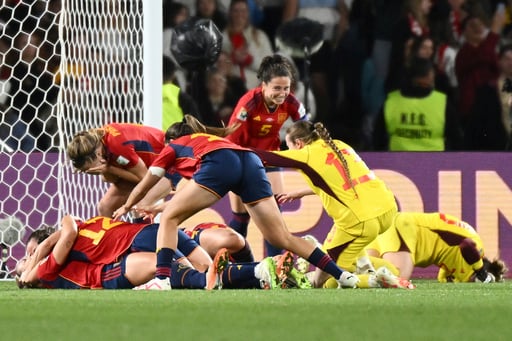 Spain wins its first Women's World Cup title, beating England 1-0 in the final