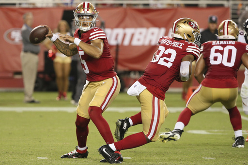 49ers trade quarterback Trey Lance to Cowboys, AP source says