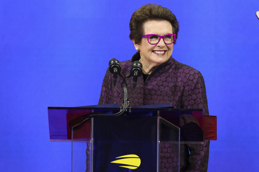 US Open honors Billie Jean King on 50th anniversary of equal prize money for women