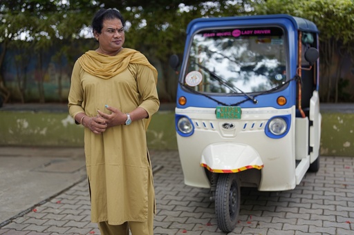 This trans woman was begging on India’s streets. A donated electric rickshaw changed her life