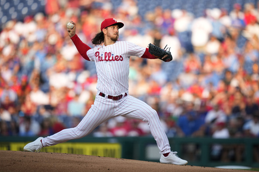 Phillies' Michael Lorenzen has no-hitter through 7 innings vs. Nationals