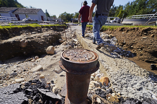 Rising flood risks threaten many water and sewage treatment plants across the US