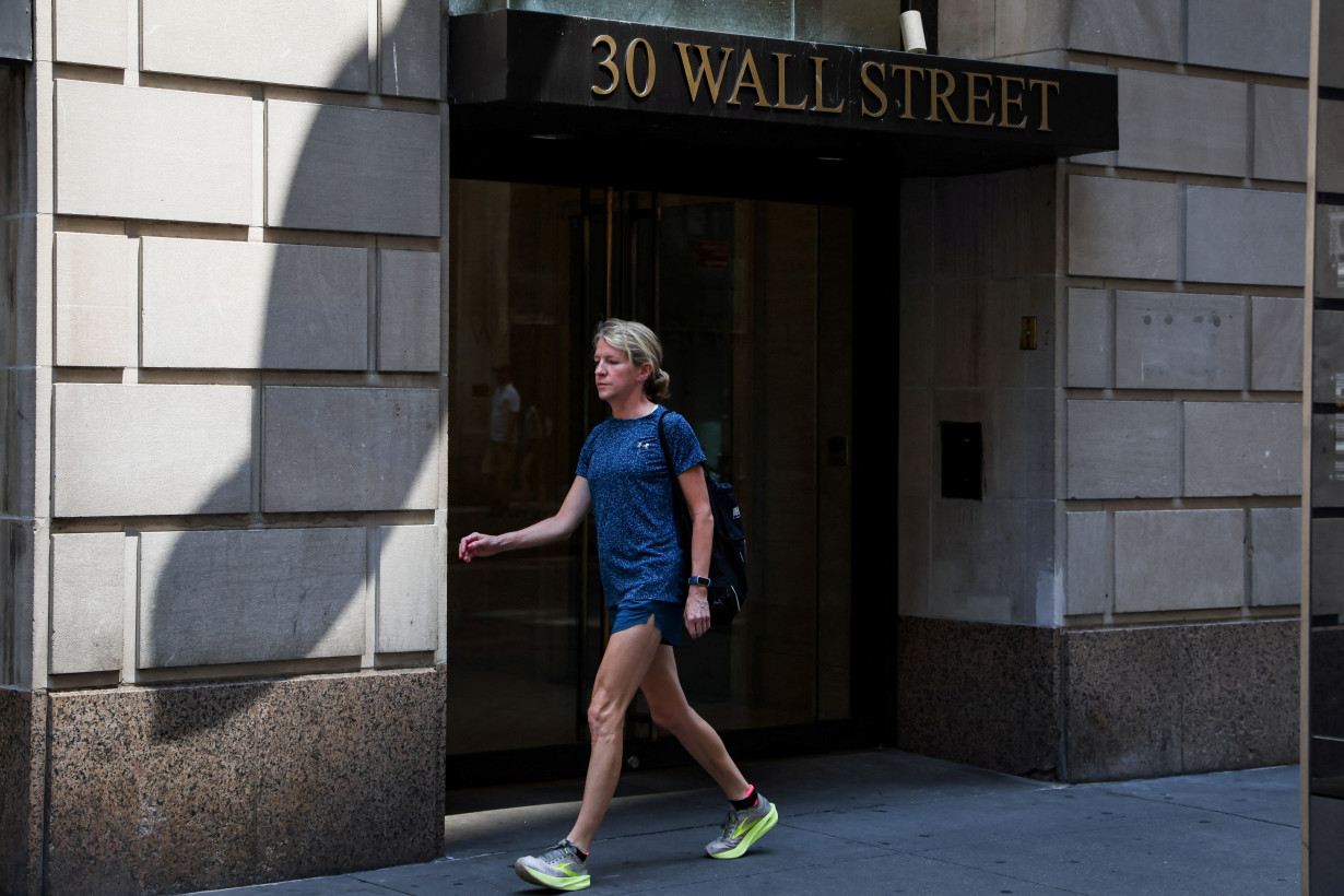 30 Wall Street, an office building with commercial space available in the financial district, is seen in New York