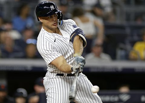 Stanton hits his 400th home run to lead Cole and the Yankees to a 5-1 victory over the Tigers