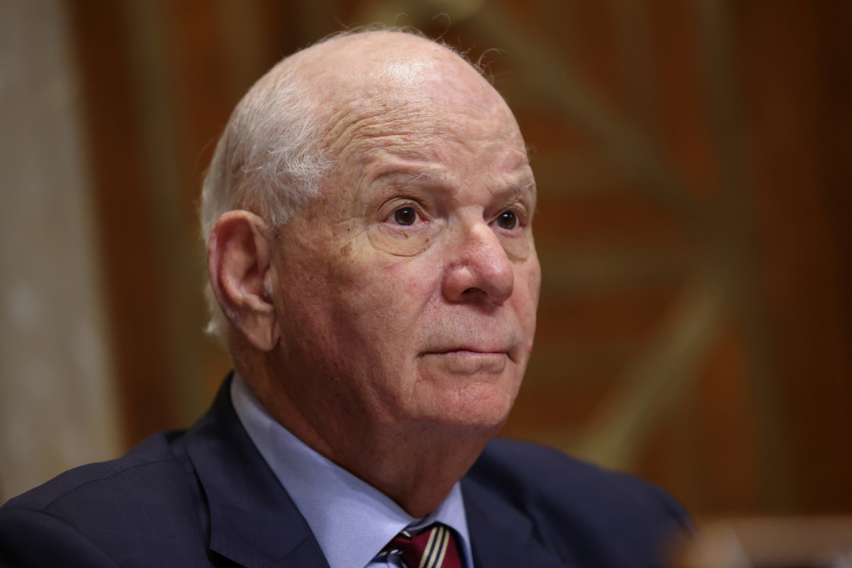 Senator Cardin during a Senate Foreign Relations Committee hearing