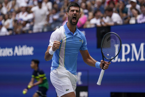 Novak Djokovic beats Taylor Fritz at the US Open to reach his record 47th Grand Slam semifinal