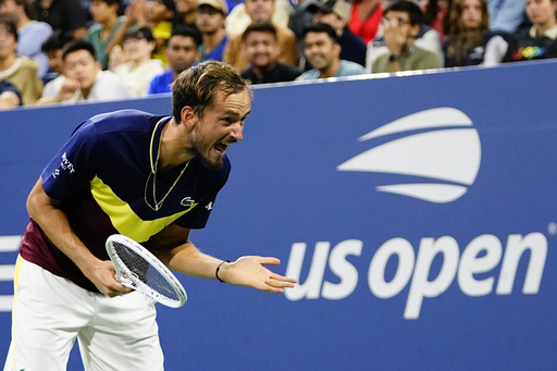 US Open players differ on how to approach the stress of a match point. Swing away or stay safe?