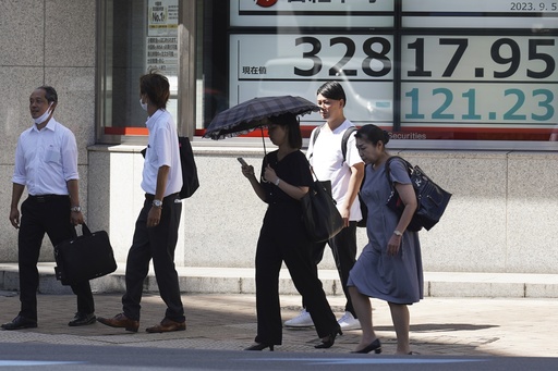 Stock market today: Asian shares weaken while Japan reports economy grew less than expected