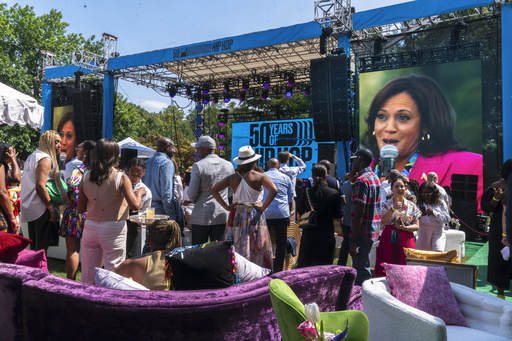 Kamala Harris says hip-hop is 'the ultimate American art form' as she hosts a 50th anniversary party