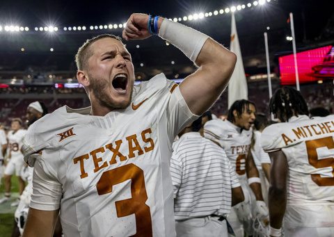 AP Top 25: Texas jumps to No. 4 after beating 'Bama; Pac-12 sets conference high with 8 ranked teams