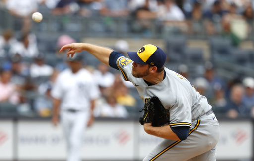 Brewers' Corbin Burnes has no-hitter through 6 innings vs. Yankees