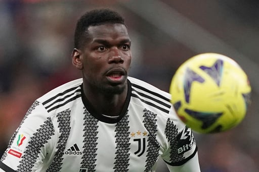 Juventus midfielder Paul Pogba tests positive for testosterone. He risks 4-year ban