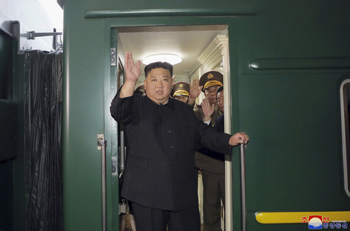 North Korean leader Kim Jong Un arrives in Russia before an expected meeting with Putin