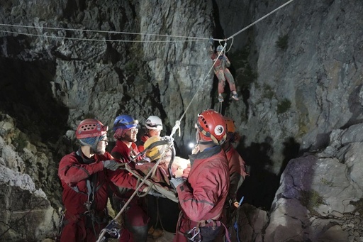 American researcher doing well after rescue from a deep Turkish cave, calling it a 'crazy adventure'