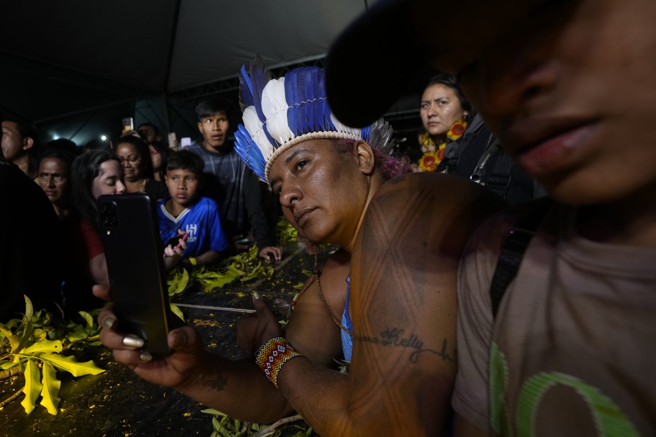 Brazilian Indigenous women use fashion to showcase their claim to rights and the demarcation of land