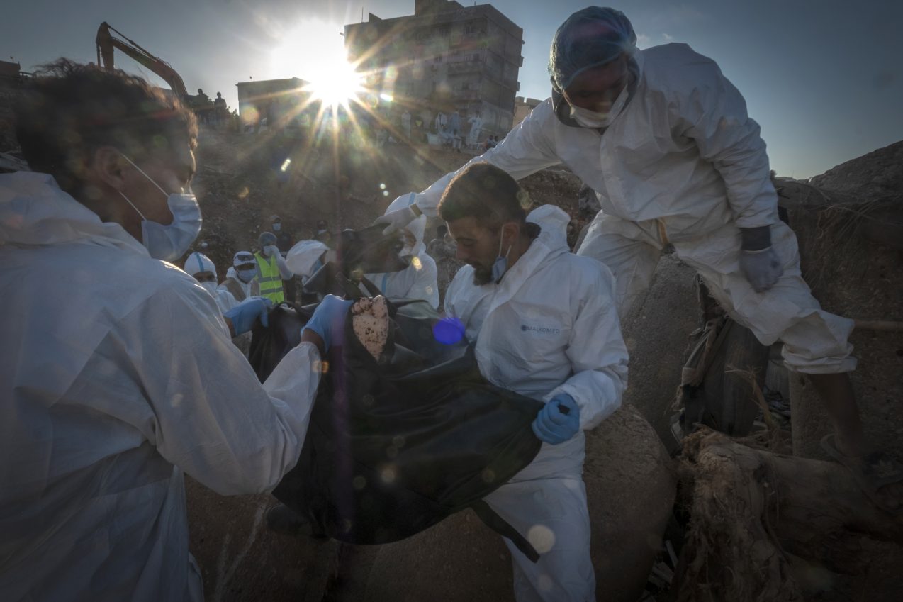 Libya investigates dams' collapse after a devastating flood last weekend killed more than 11,000