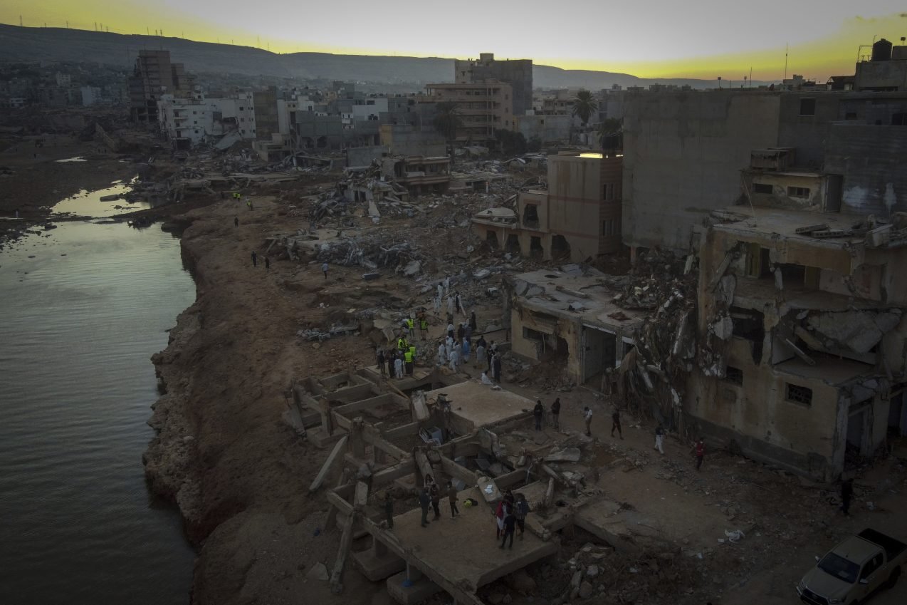 Libya investigates dams' collapse after a devastating flood last weekend killed more than 11,000