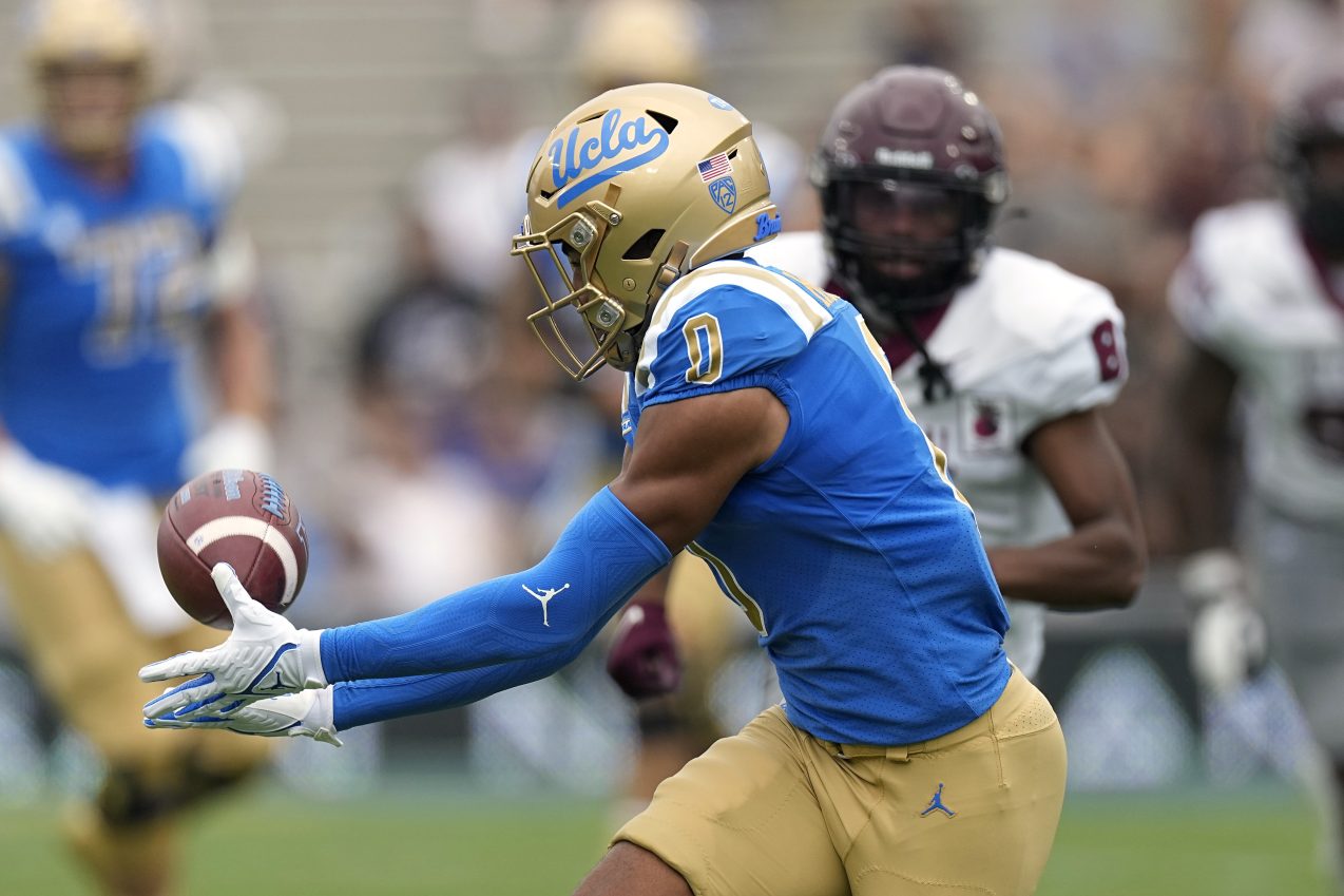 Moore, Schlee propel No. 24 UCLA to 59-7 rout of North Carolina Central