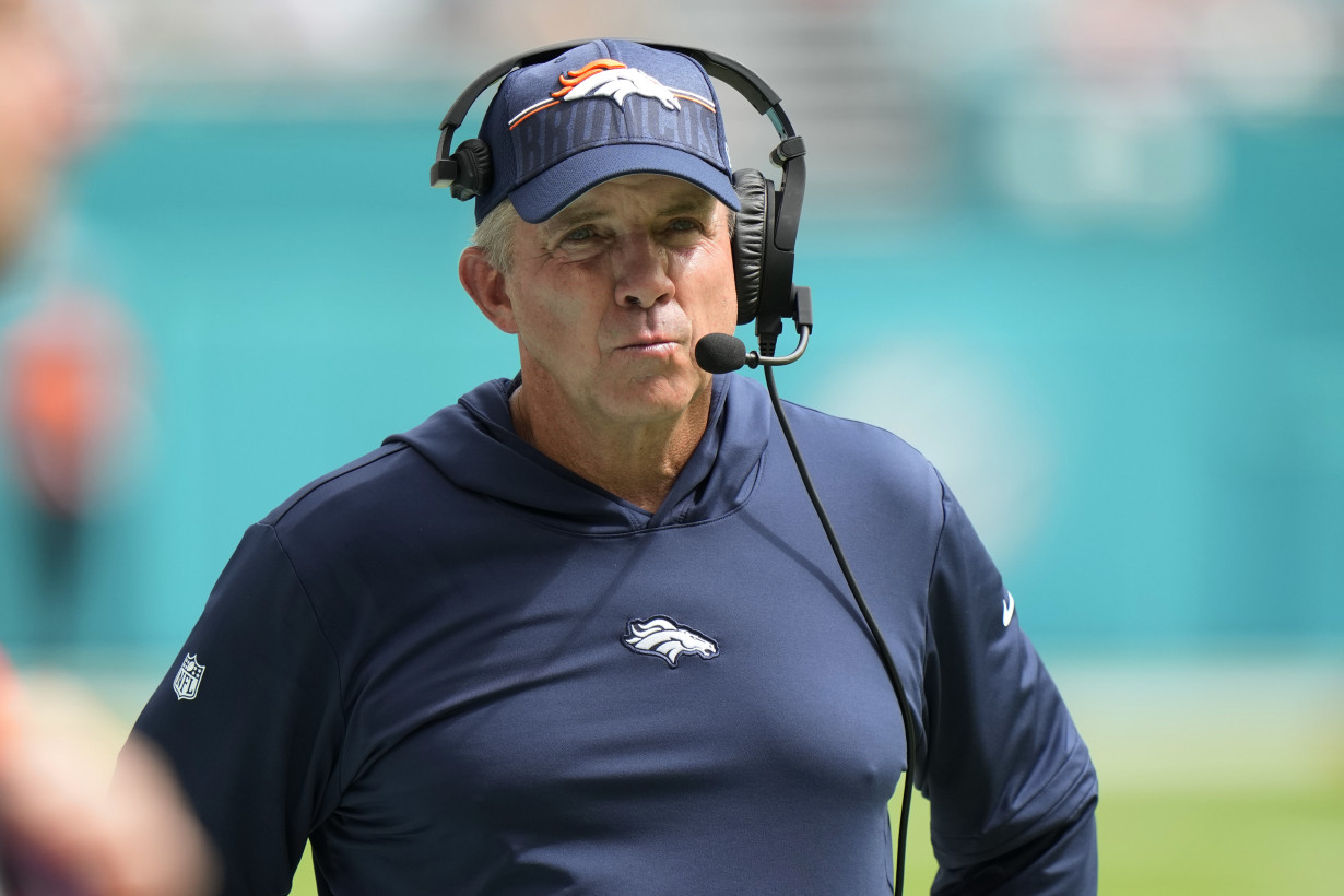 Sean Payton's Broncos fall apart in 'embarassing' 70-20 loss at Miami