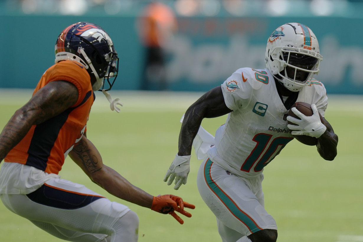 Dolphins rout Broncos 70-20, scoring the most points by an NFL team in a game since 1966