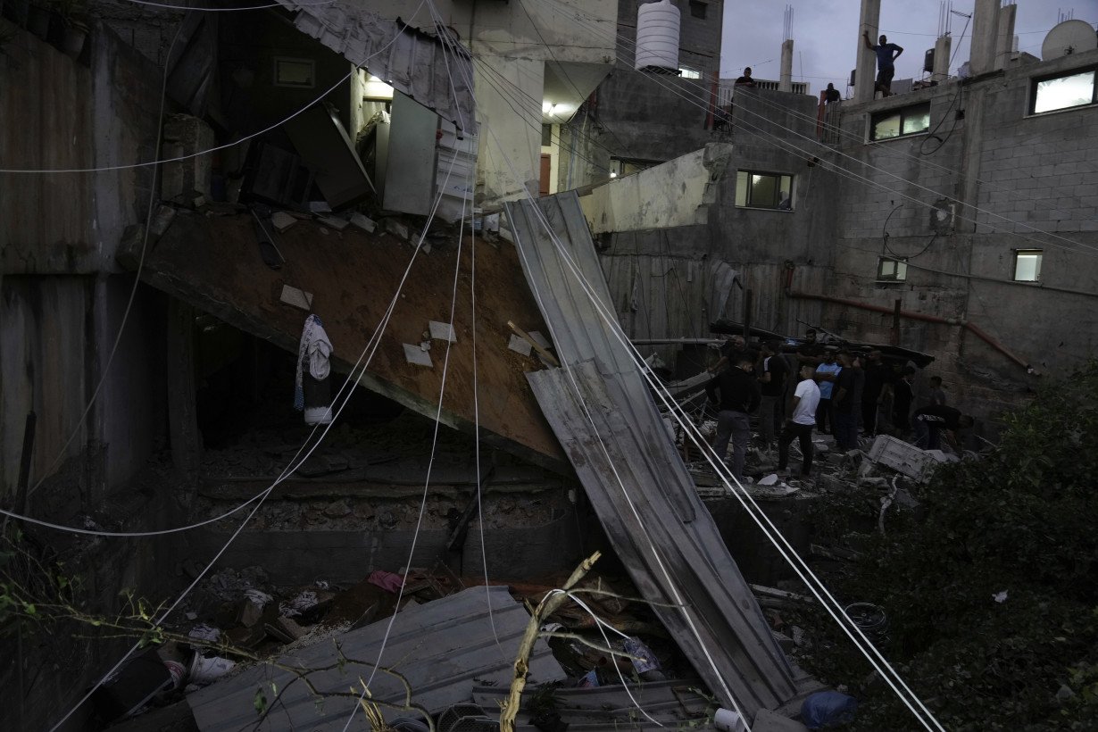 Israeli airstrikes hit Gaza for the 3rd day in a row as West Bank violence intensifies