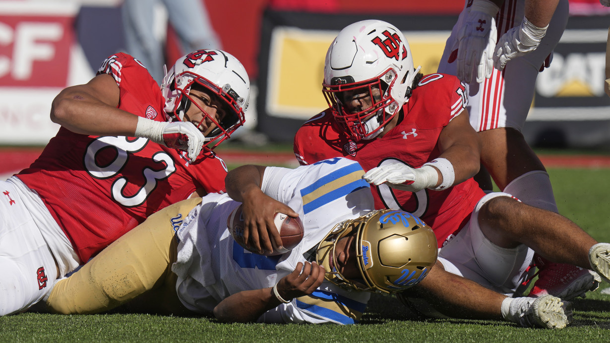 Still without Cam Rising, No. 11 Utah rides defense to 14-7 win over No. 22 UCLA