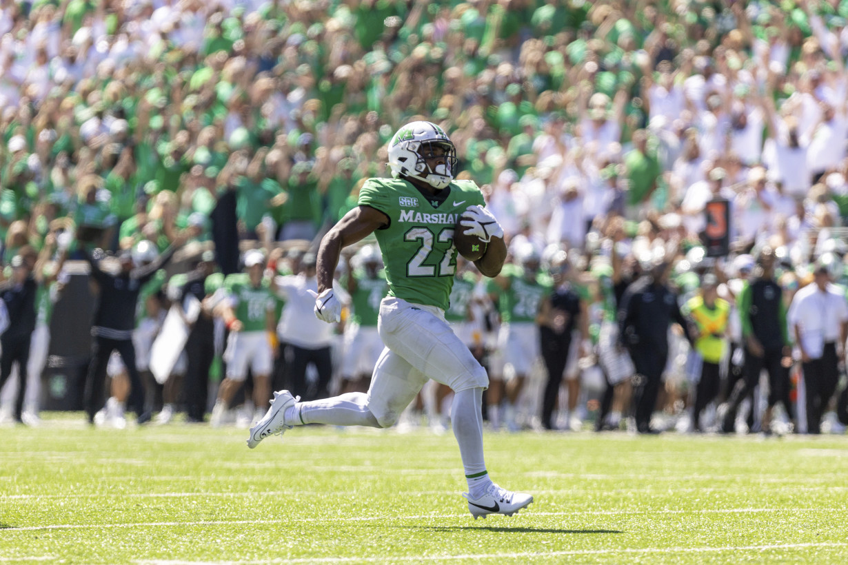 Rasheen Ali runs for 174 yards and Marshall beats Virginia Tech 24-17