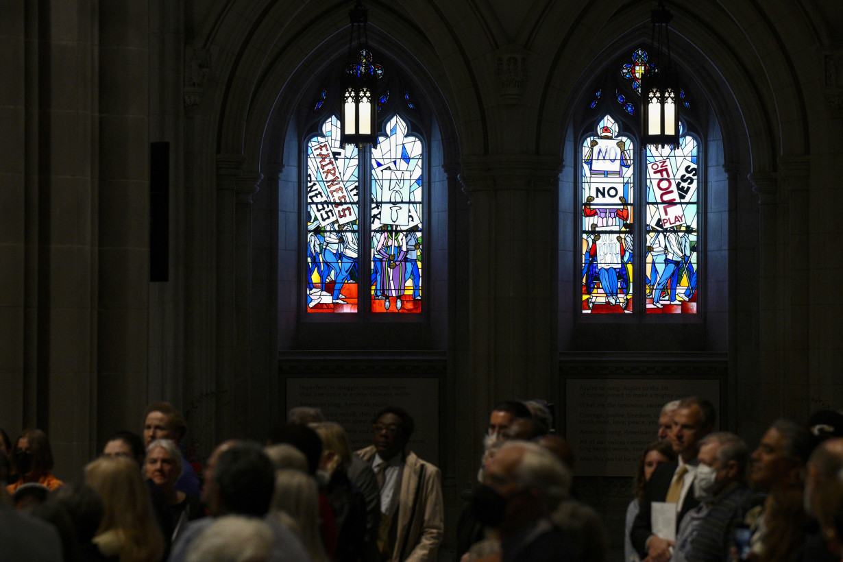 National Cathedral replaces windows honoring Confederacy with stained-glass homage to racial justice