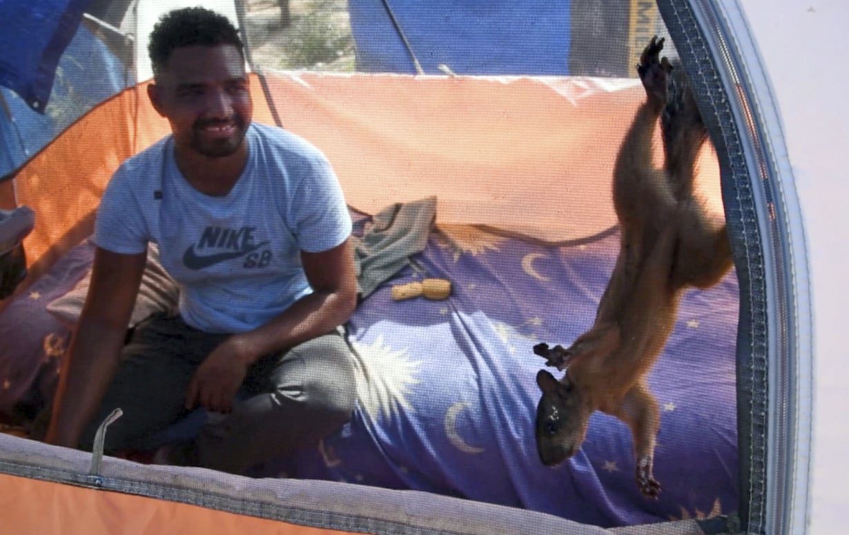 A Venezuelan man and his pet squirrel made it to the US border. Now he's preparing to say goodbye