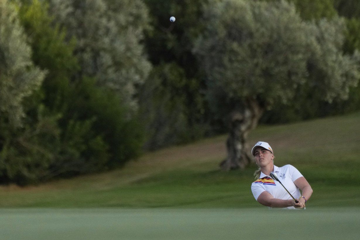 With hole-in-one, hole-out and chip-in, Europe rallies in Solheim Cup to cut US lead to 5-3