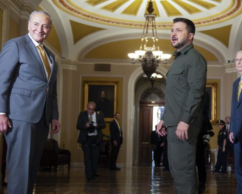 Zelenskyy delivers upbeat message to US lawmakers on war progress as some Republican support softens