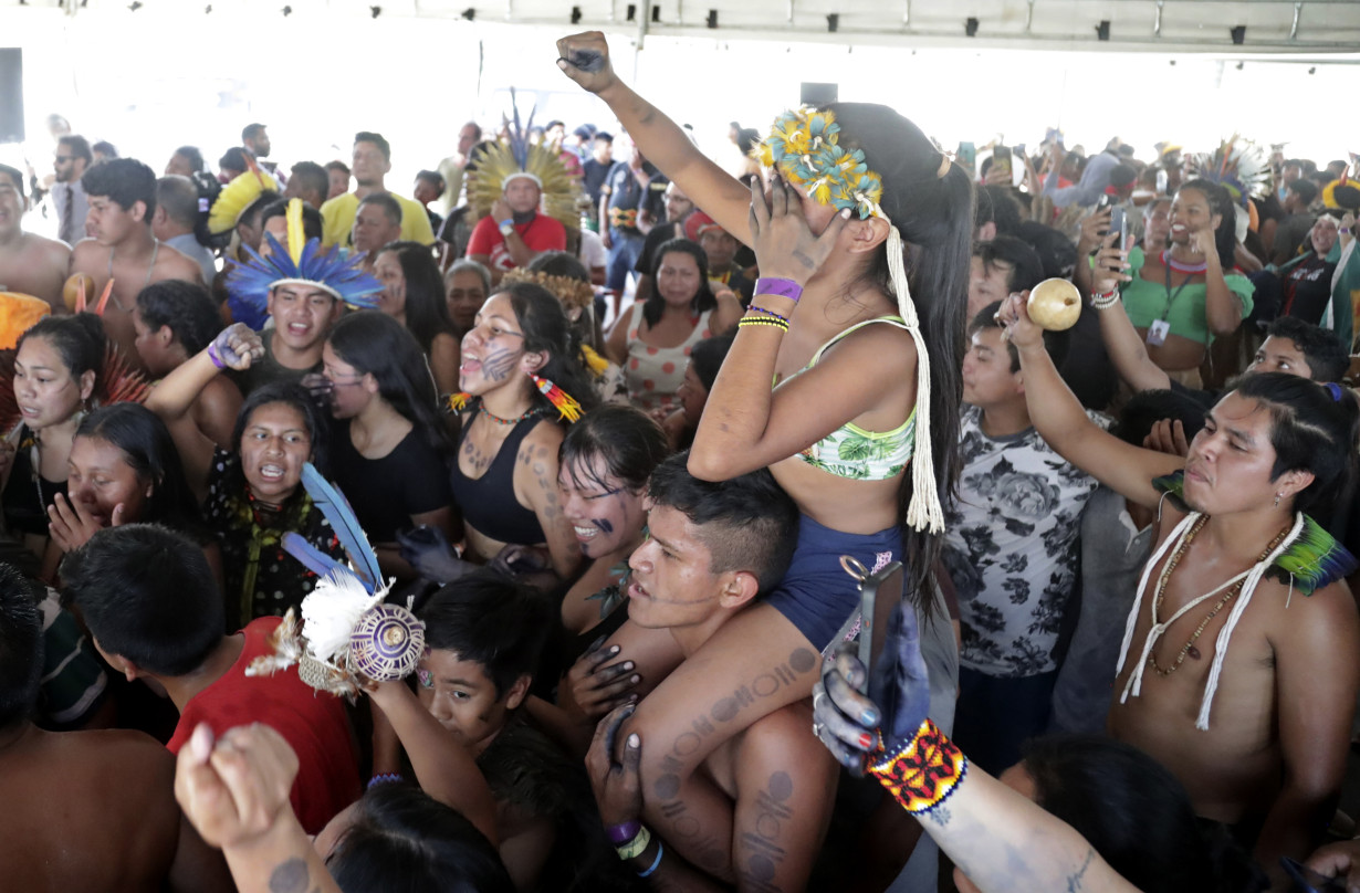 Indigenous people in Brazil shed tears of joy as the Supreme Court enshrines their land rights