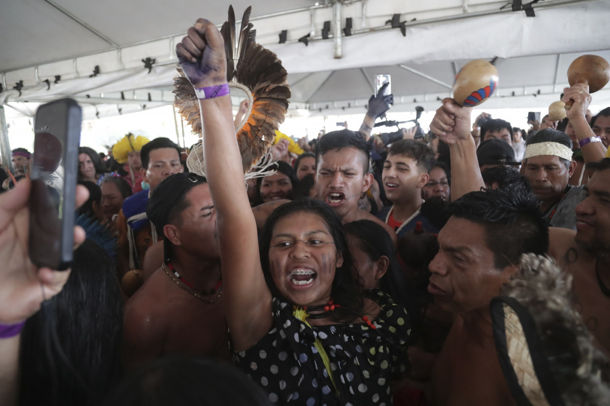 Indigenous people in Brazil shed tears of joy as the Supreme Court enshrines their land rights