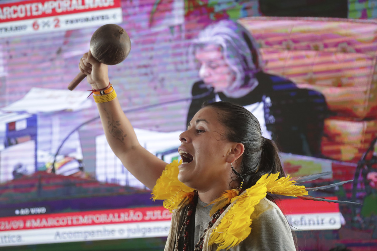 Indigenous people in Brazil shed tears of joy as the Supreme Court enshrines their land rights