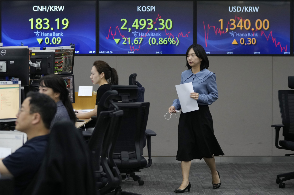 Stock market today: Asian shares mixed after interest rates-driven sell-off on Wall Street