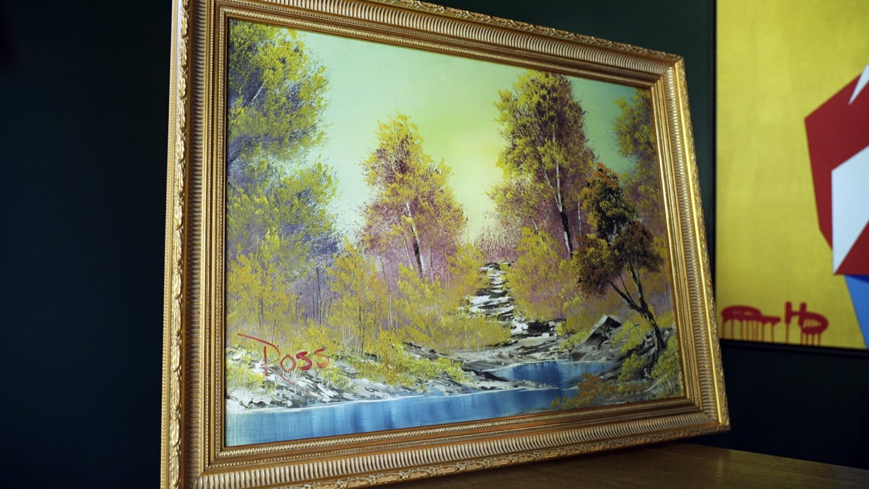 First Bob Ross TV painting, completed in a half an hour, goes on sale for nearly $10 million